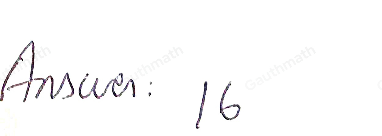 The right triangular prism has a volume of 1,152cm3. What is the value of x, the height of the prism? 6 8 12 16