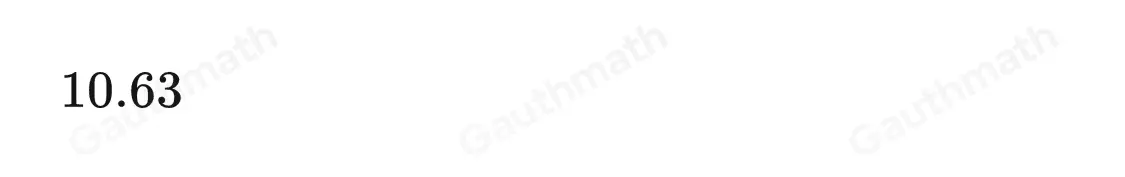 What is the distance between -8,2.5 and 0,-4.5 ? Round to the nearest hundredth. dapprox square 5.47 10.63 15 113