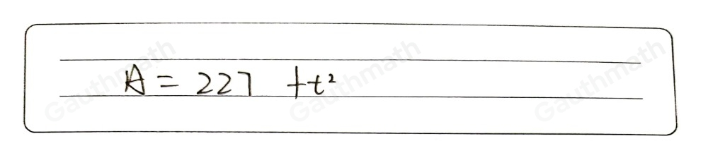 The diameter of a circle is 17 ft. Find its area to the nearest whole number. Answer: A=square ft2 Submit Answer