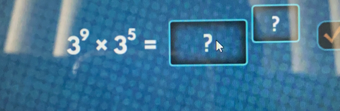 ？ 3×3⁵= ?.