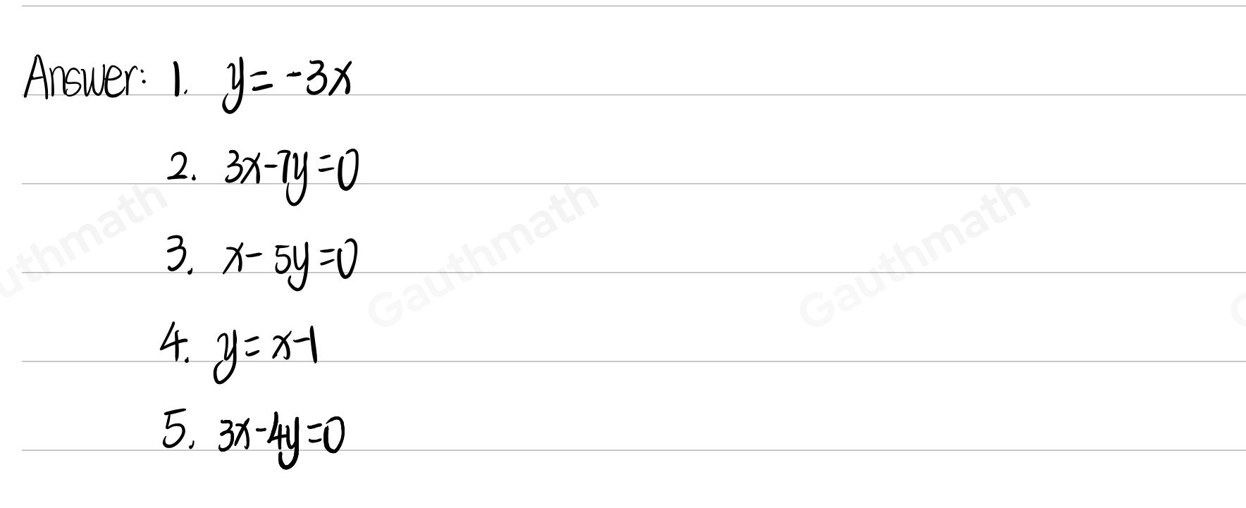 B. Determine if the tables and graphs below express a direct variation between the variables. If they do, find the constant of variation and an equation that defines the relation.: 1 2 3 4