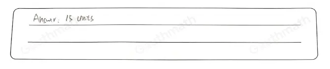 What is the length of line segment LJ? 9 units 12 units 15 units 18 units