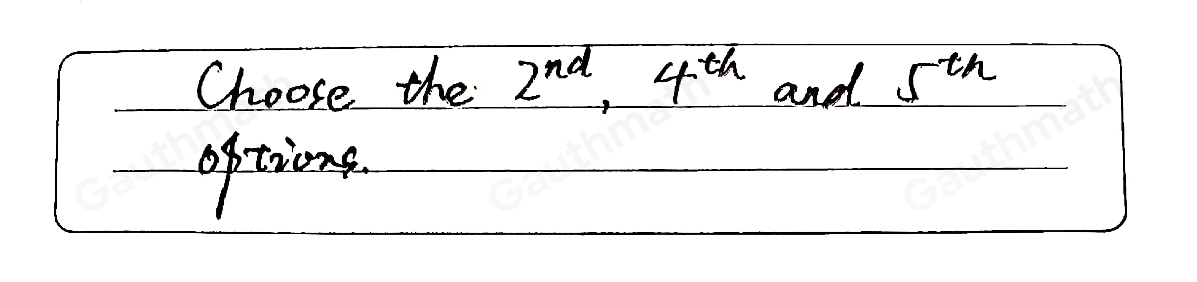 Which statements are true about the linear inequality y> 3/4 x-2 ? Select three options. The slope of the line is -2. The graph of y> 3/4 x-2 is a dashed line. The area below the line is shaded. One solution to the inequality is 0,0 The graph intercepts the y-axis at 0,-2