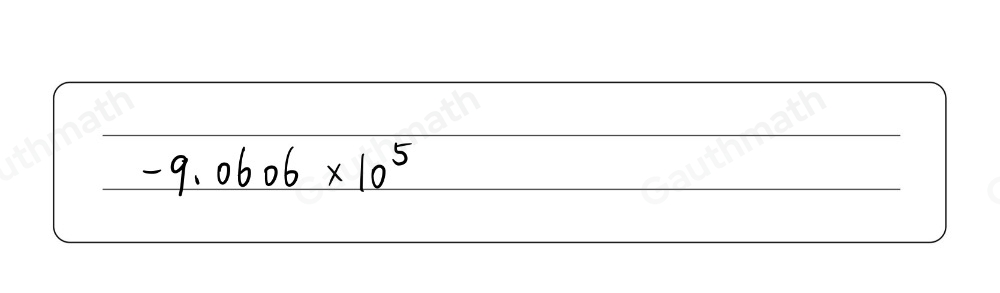 Which number is equal to -906,060? -9.0606 * 105 -9.06 * 105 9.06 * 10-5 9.0606 * 10-5