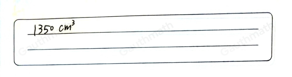 A and B are two similar solids. The volume of A is 400 cm3 Work out the volume of B.